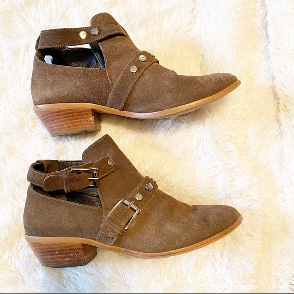 abigail perforated bootie